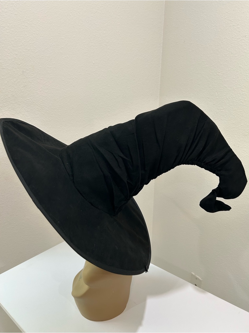 Spirit Black Twisted Witch Hat for Halloween Costume, OSFM